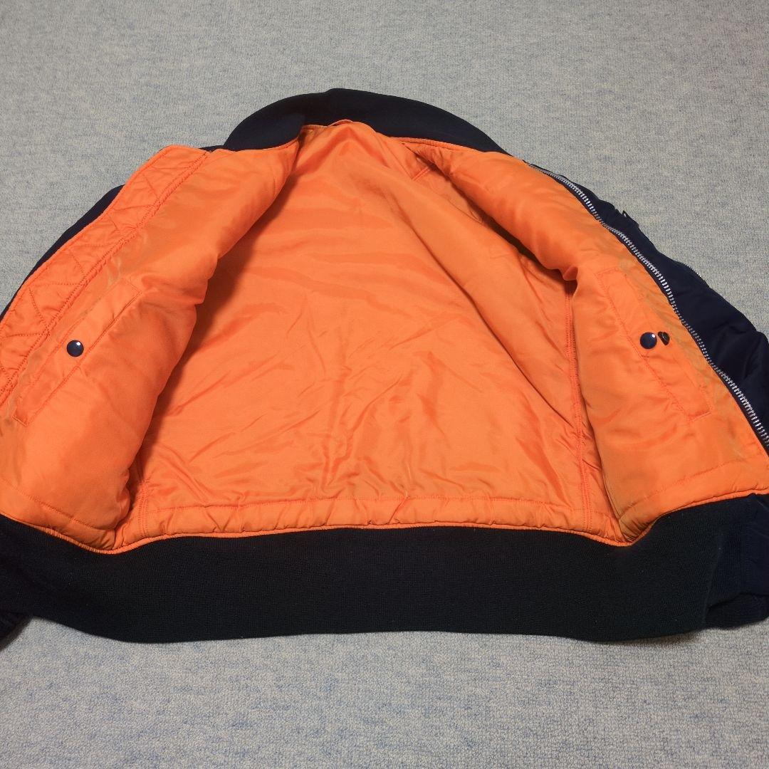 ALPHA INDUSTRIES MA-1 フライトジャケット ネイビー М