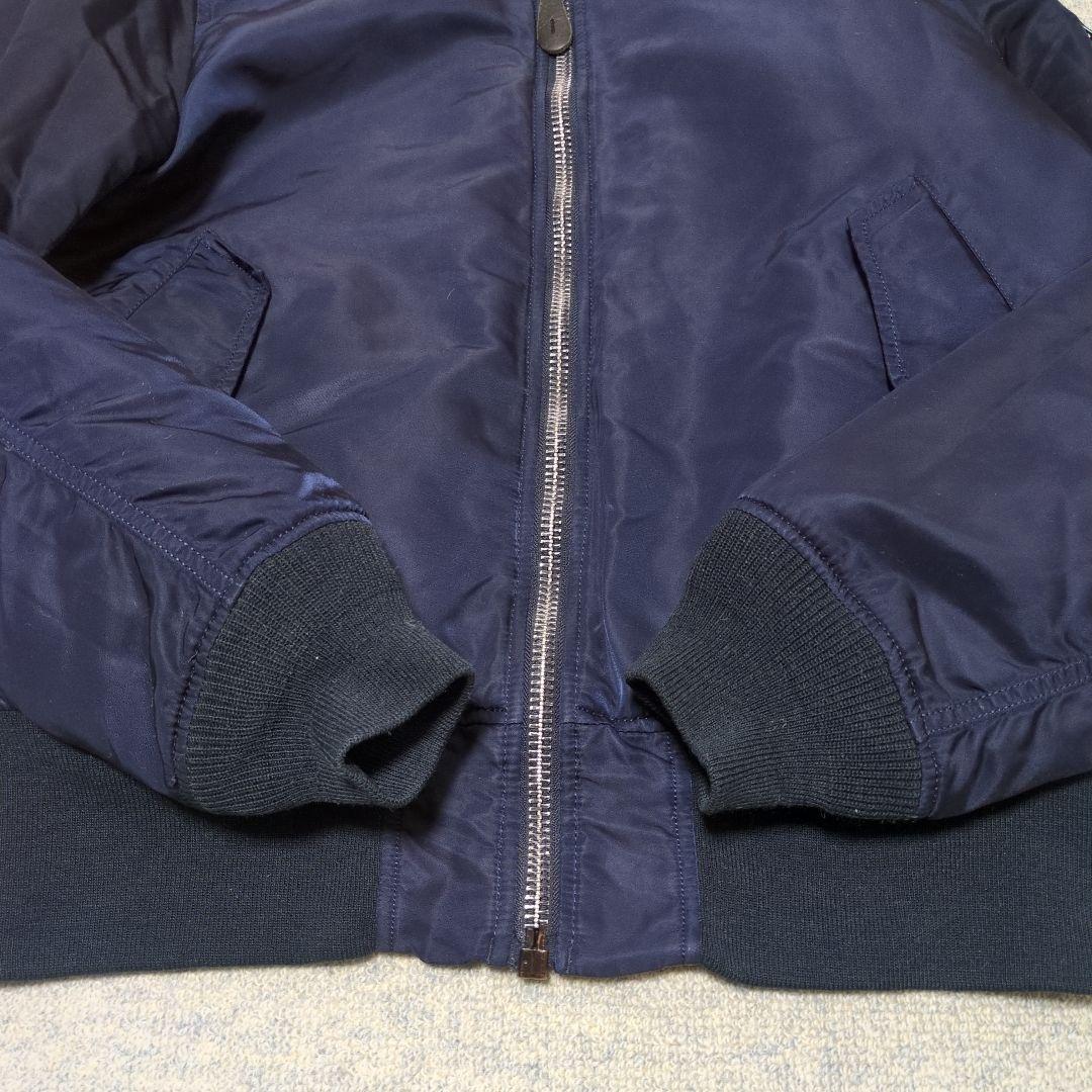 ALPHA INDUSTRIES MA-1 フライトジャケット ネイビー М