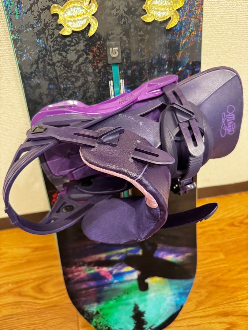 スノボ 板、ビンディング、ゴーグル、グローブセット