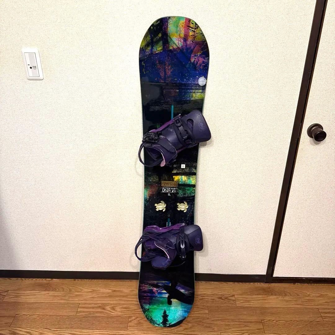 スノボ 板、ビンディング、ゴーグル、グローブセット