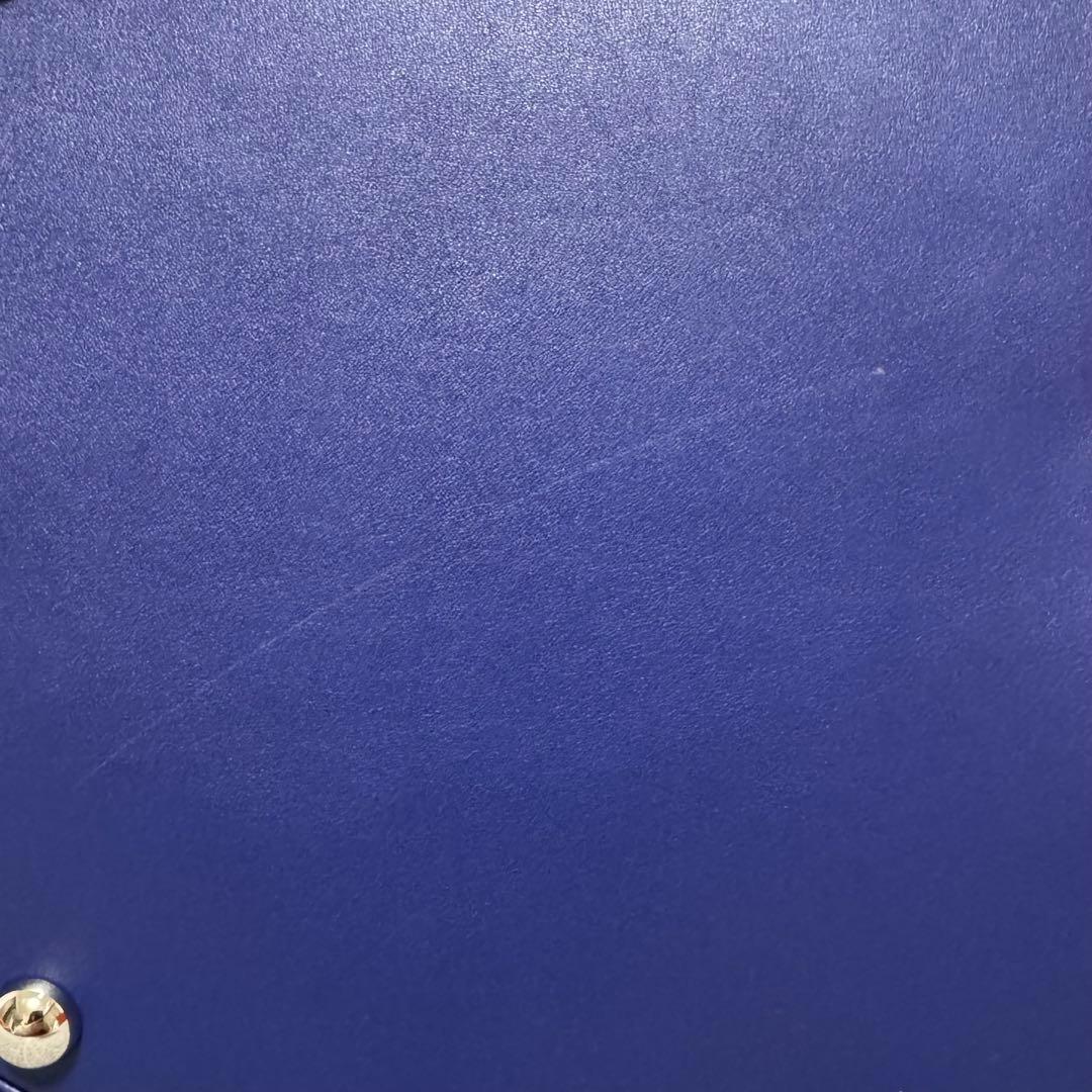 レオ太郎　HERMES エルメス　ボリードリラックス45 ネイビー　ブルー