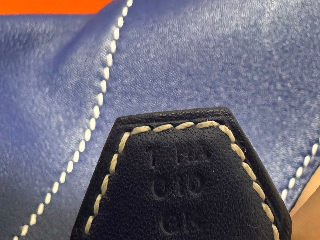 レオ太郎　HERMES エルメス　ボリードリラックス45 ネイビー　ブルー