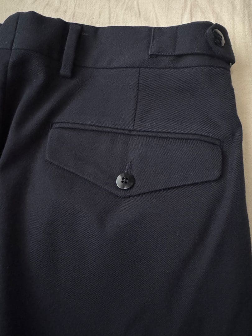 DRIES VAN NOTEN ネイビー スラックス サイズ48