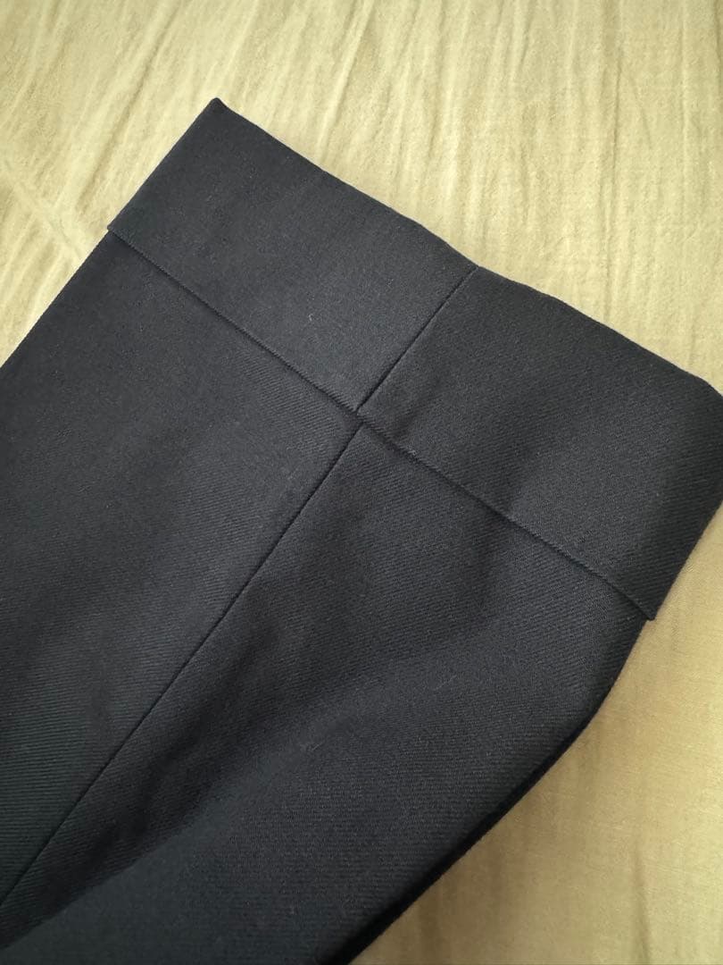 DRIES VAN NOTEN ネイビー スラックス サイズ48