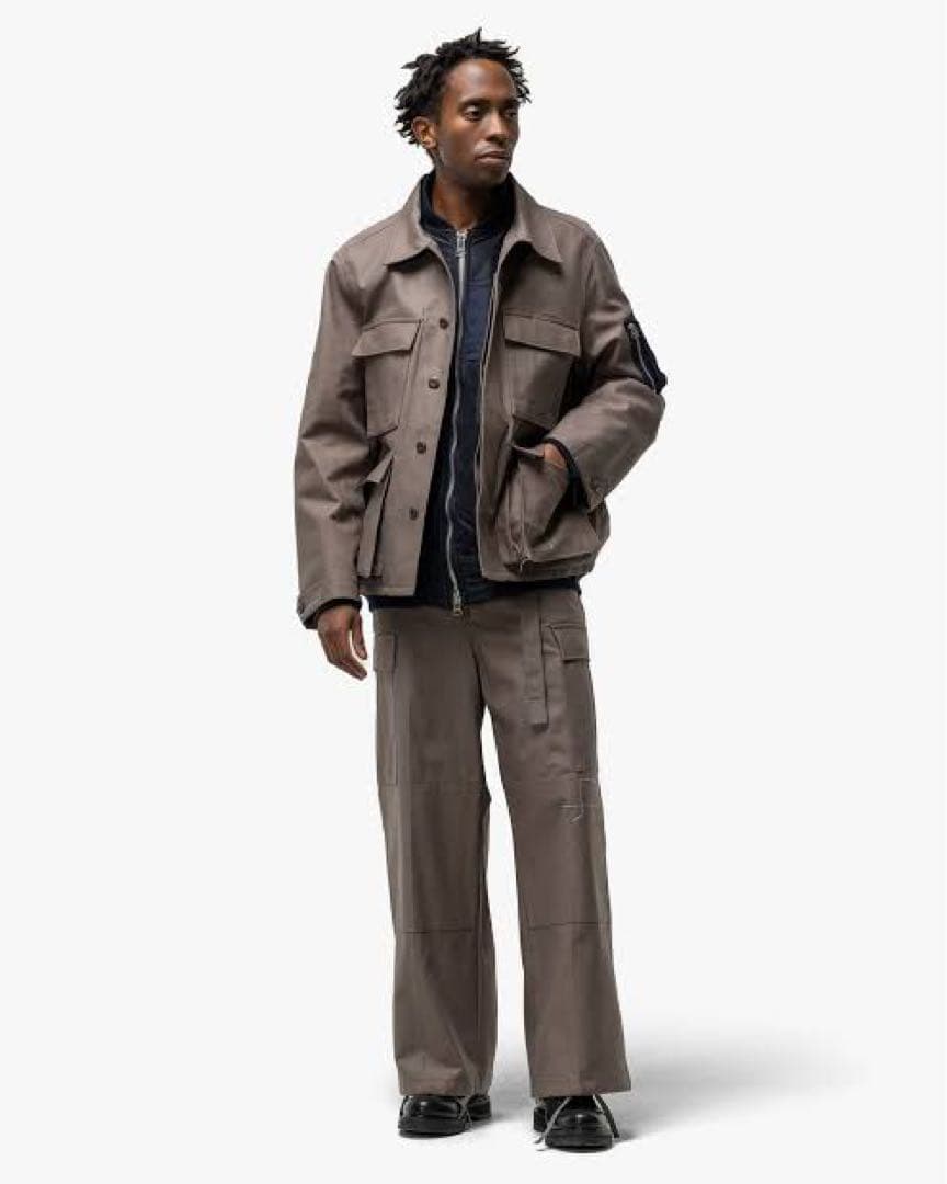 サイズ3 sacai × WTAPS CottonBackSatinJacket