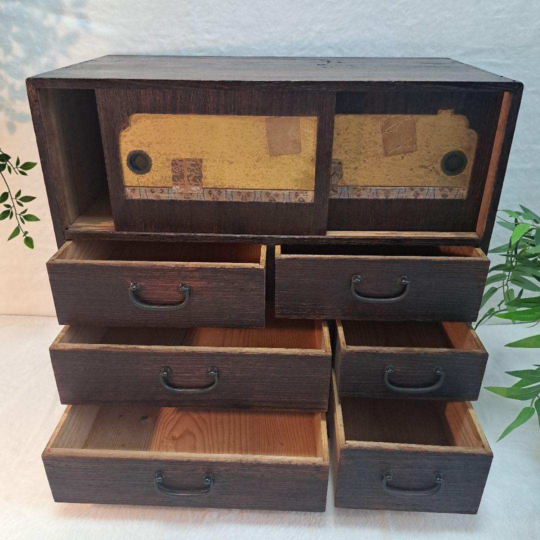 和風 昭和レトロ 水屋箪笥 茶箪笥 古家具 アンティーク古道具