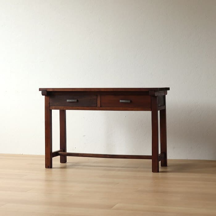 【puku】アンティーク 引き出し2杯 平机