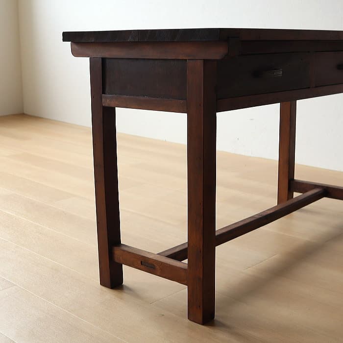 【puku】アンティーク 引き出し2杯 平机