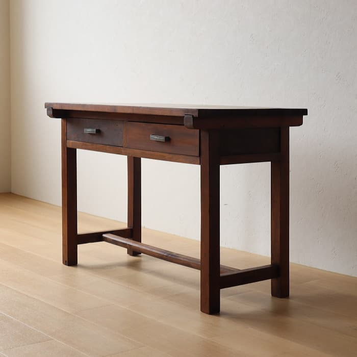 【puku】アンティーク 引き出し2杯 平机