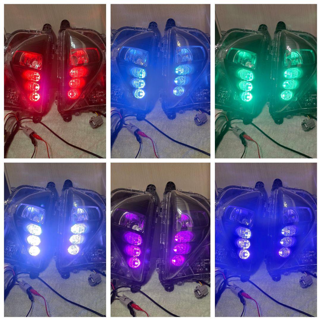 50　プリウス　前期　フォグランプ　H11バルブ交換式　3連RBG