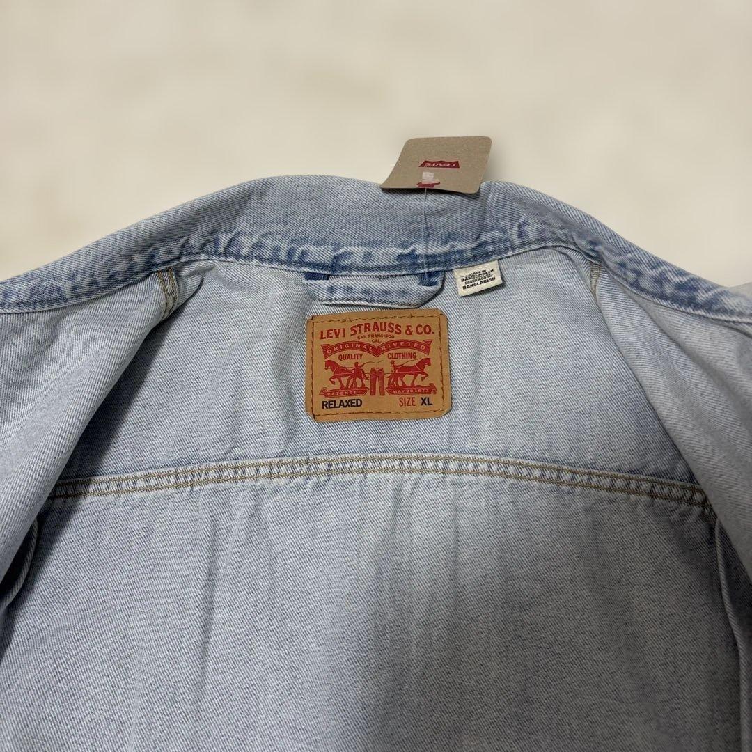 ビックサイズ【未使用タグ付き】リーバイス　2nd Gジャン3L 水色　綿100%