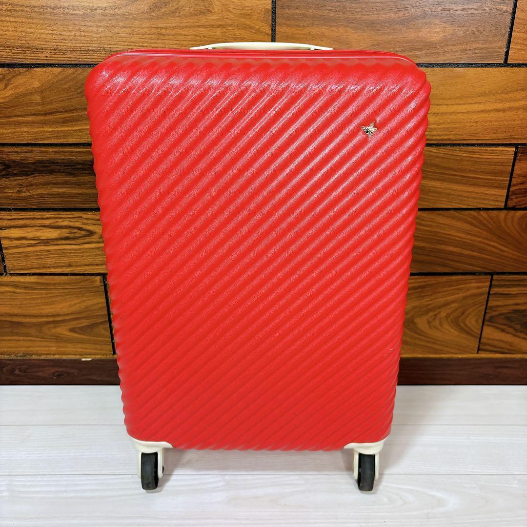 美品♪ エース ace HaNT ハント マイン スーツケース アネモネレッド