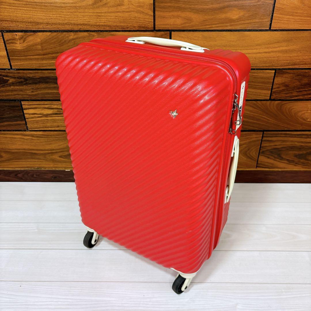 美品♪ エース ace HaNT ハント マイン スーツケース アネモネレッド
