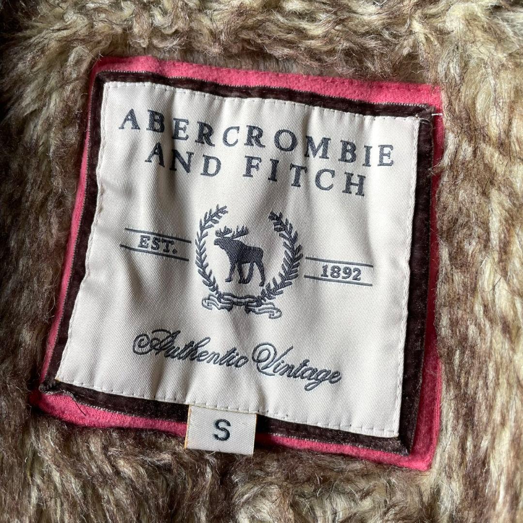 トップス 00s A&F fur double zip up hoodie archive