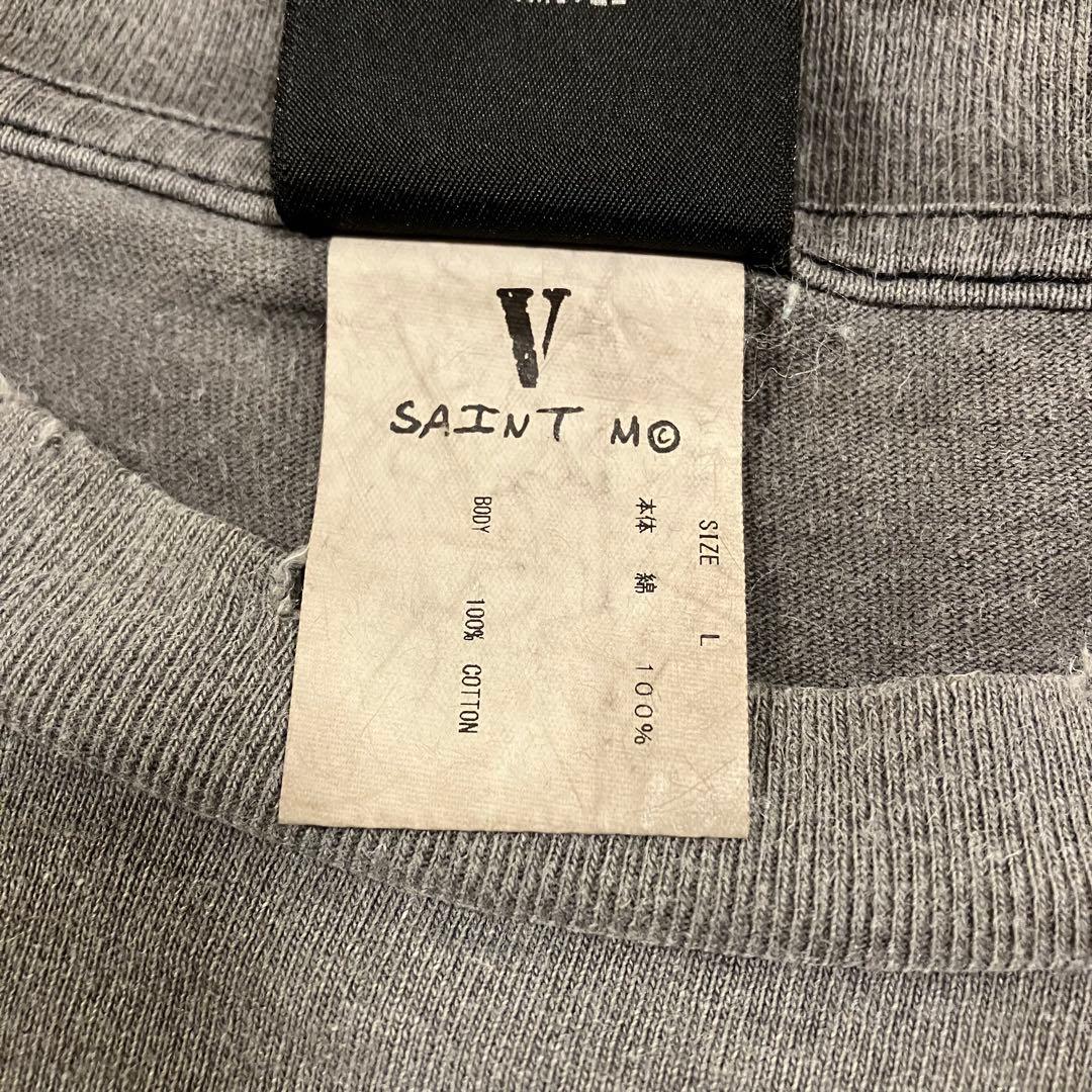 トップス SAINT MICHAEL / VL_LS TEE MARIA BLACK