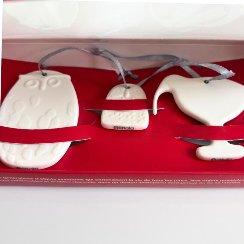 ×mina perhonen イッタラ ガラスバード緑+フクロウ