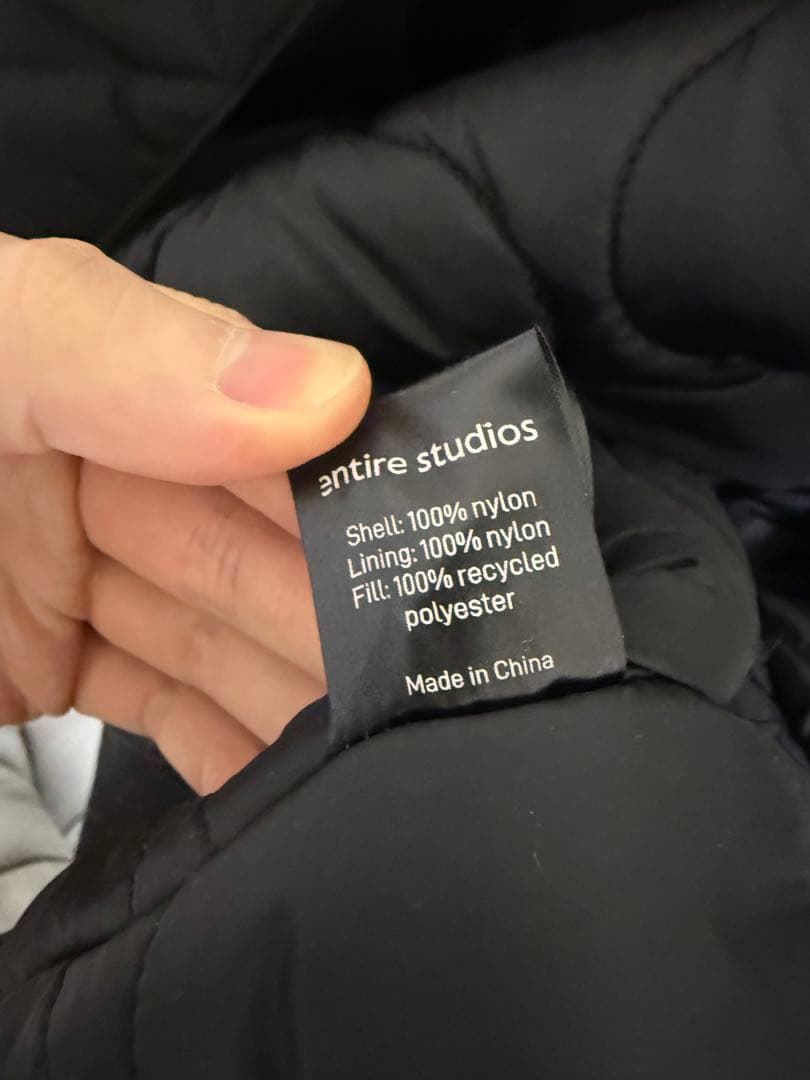 antire studios MA-1 ジャケット ブラック