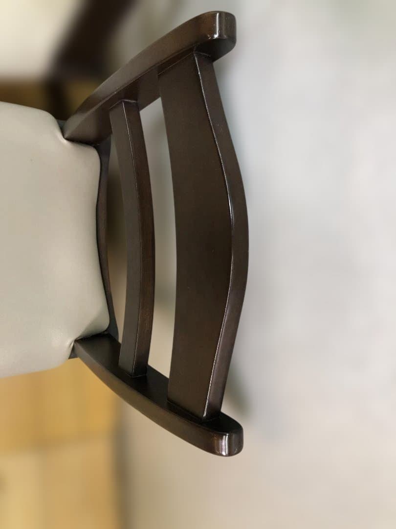 送料無料 ニトリ ダイニングチェア 回転椅子 2脚　ブラウン 251112