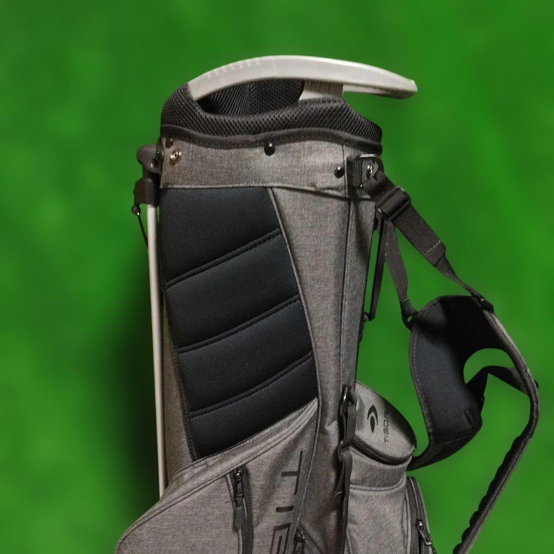 美品　TIGORA スタンド式 グレー キャディバッグint