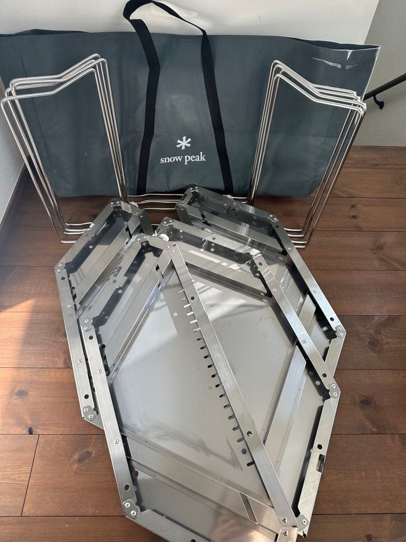大変お得☆ peak 焚き火台L グローブ　テーブル除く