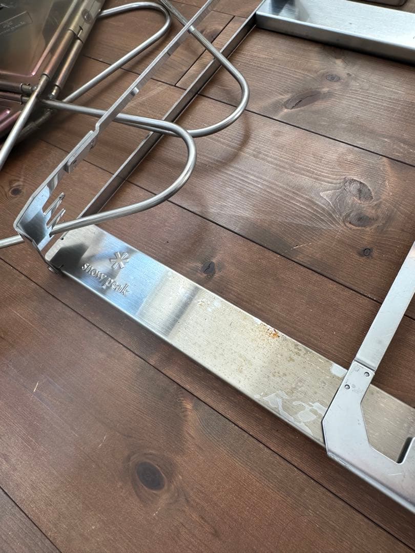 大変お得☆ peak 焚き火台L グローブ　テーブル除く