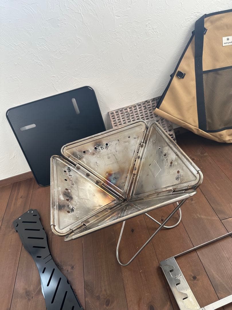 大変お得☆ peak 焚き火台L グローブ　テーブル除く