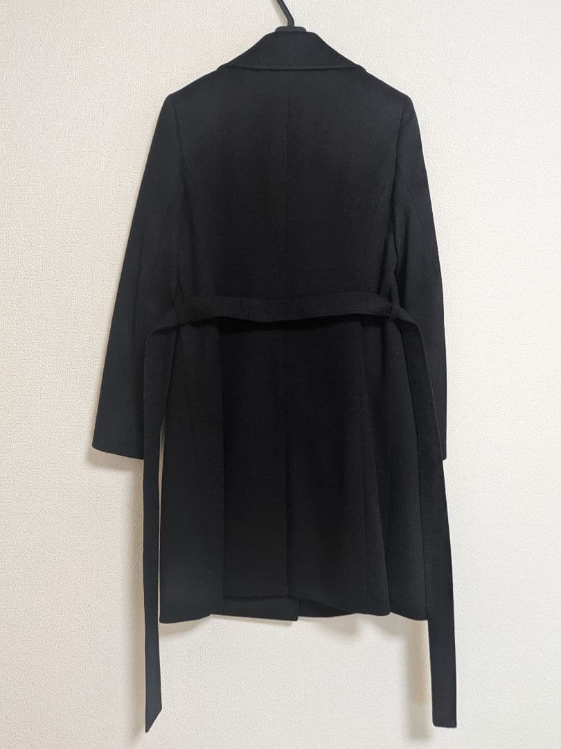 【未使用】UNTITLED カシミヤ100% ウエストリボン付きコート