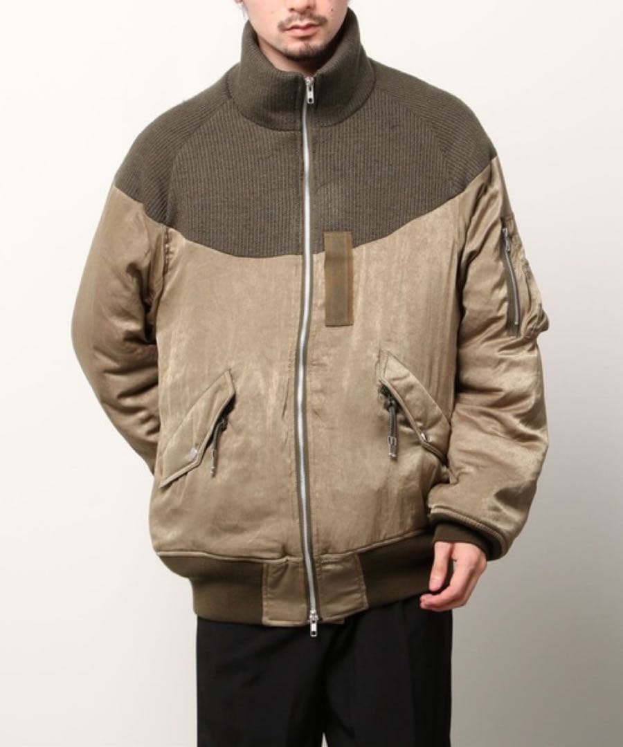 新品　Hybrid Bomber JKT エレファントトライバルファブリックス