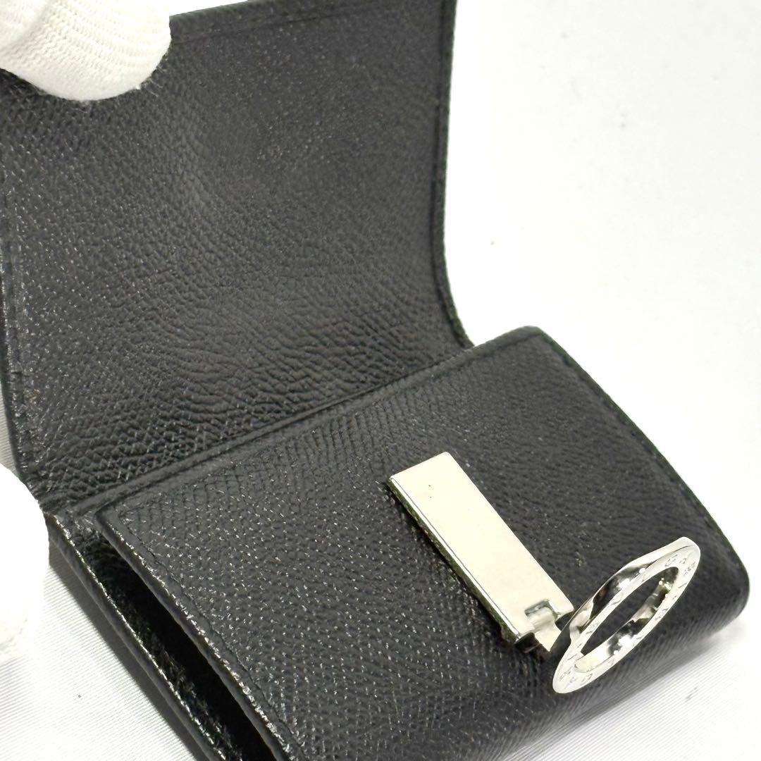 【定番 大人気】 BVLGARI ブルガリ 6連 キーケース ブラック ロゴ金具