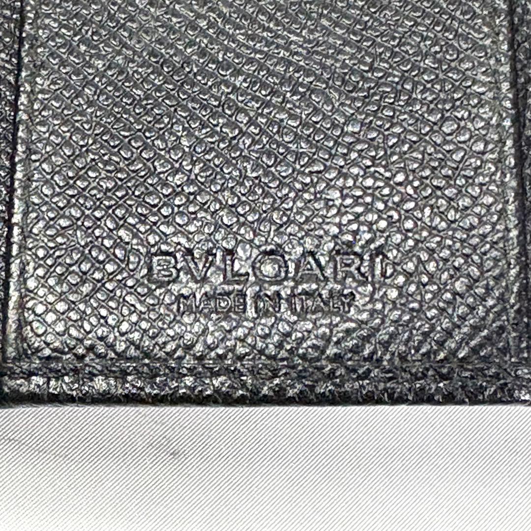 【定番 大人気】 BVLGARI ブルガリ 6連 キーケース ブラック ロゴ金具