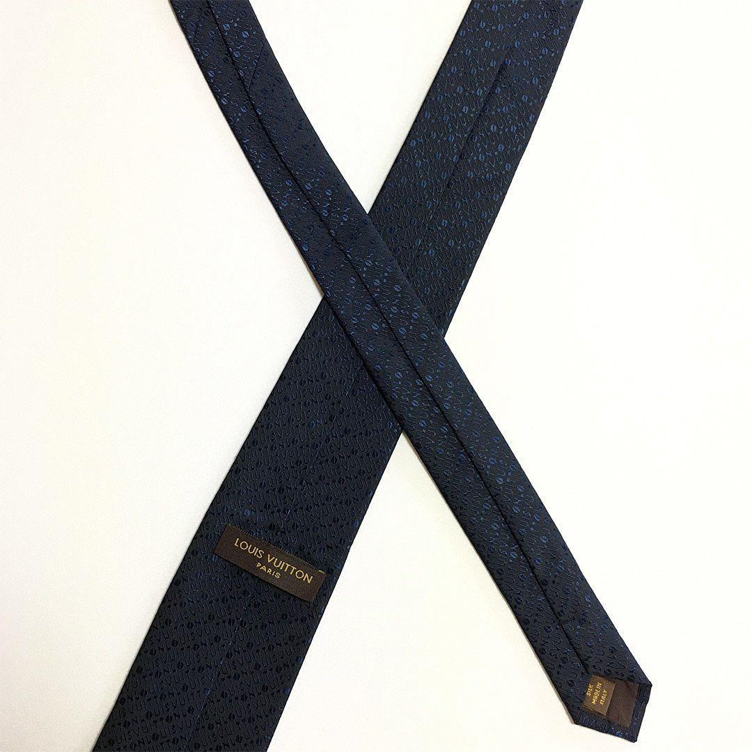 未使用級 ルイヴィトン Louis Vuitton ネクタイ ジャガード