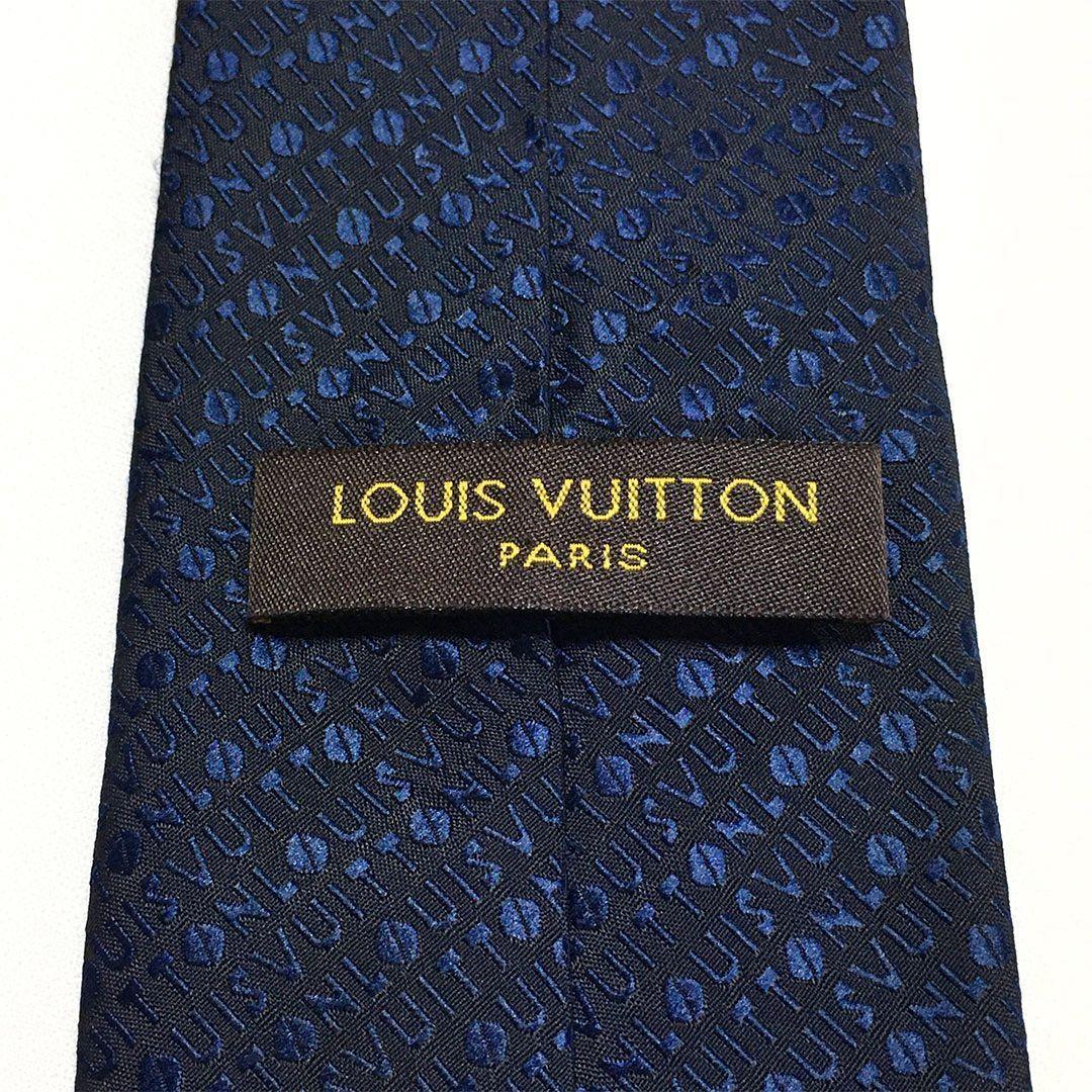 未使用級 ルイヴィトン Louis Vuitton ネクタイ ジャガード