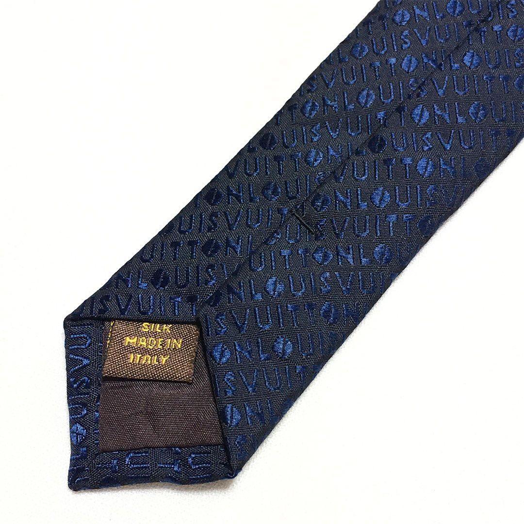 未使用級 ルイヴィトン Louis Vuitton ネクタイ ジャガード