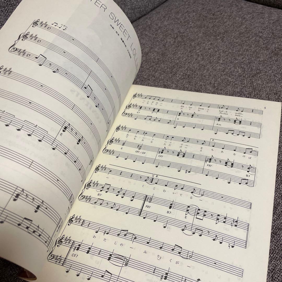 松田聖子　canary ピアノ弾き語り　本　楽譜　昭和アイドル