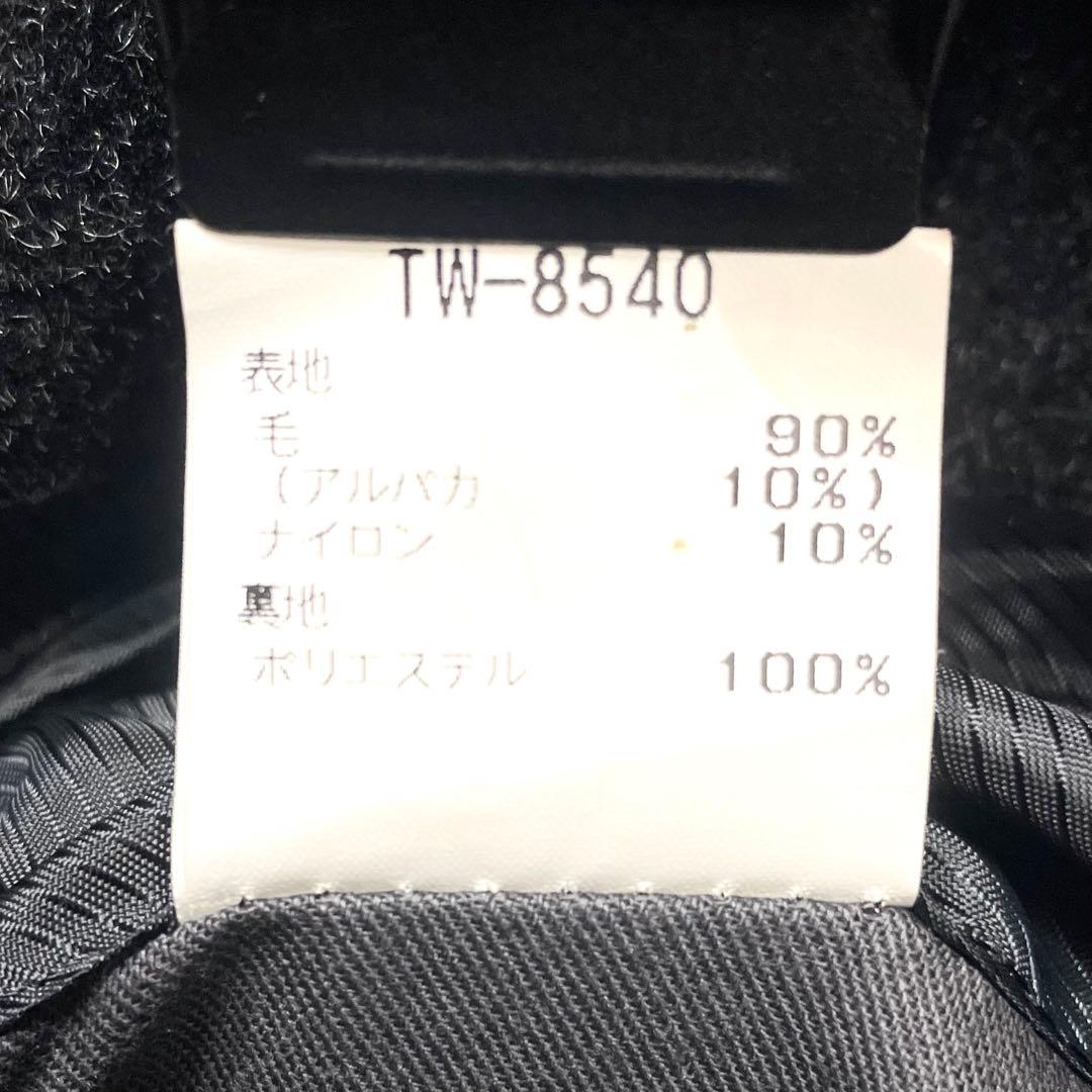 美品　メンズティノラス　チェスターコート　メンズ　メルトン　ロング　マキシ丈