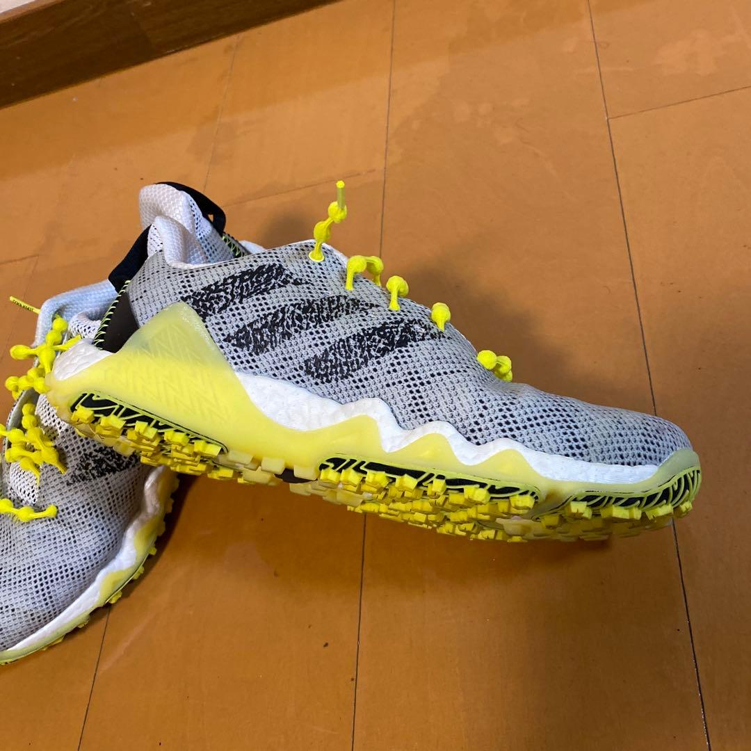 adidas ゴルフシューズ グレー/イエロー