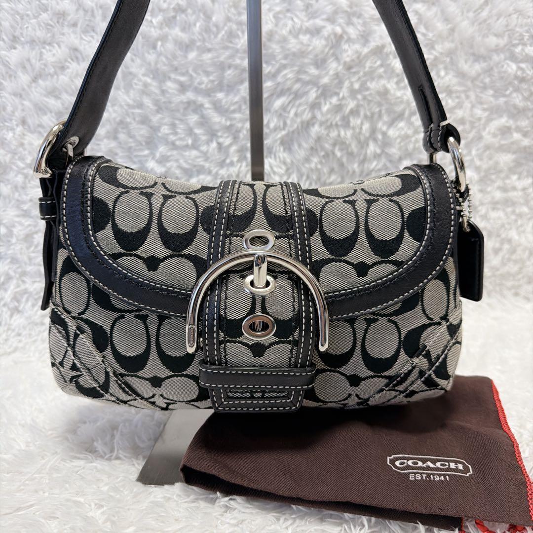 美品 COACH ソーホーワンショルダー シグネチャー 10269 y2k