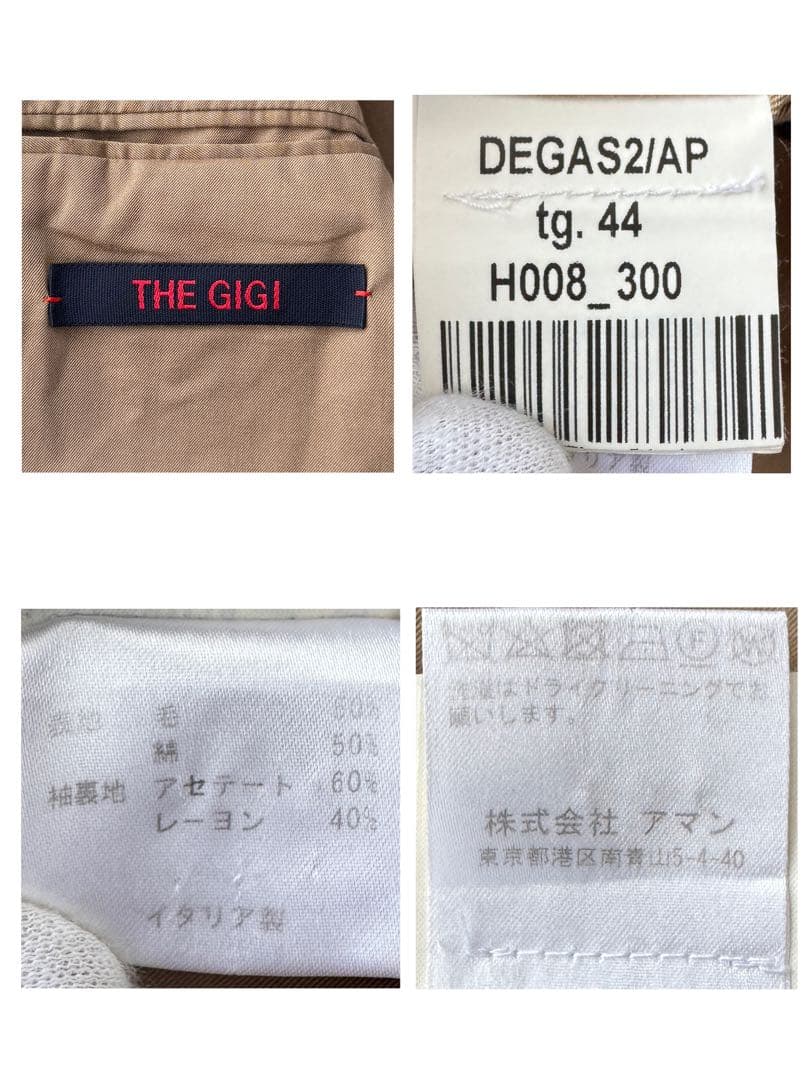 THE GIGI ザ ジジ ジャケット セットアップ スーツ 44 ＝ S〜M