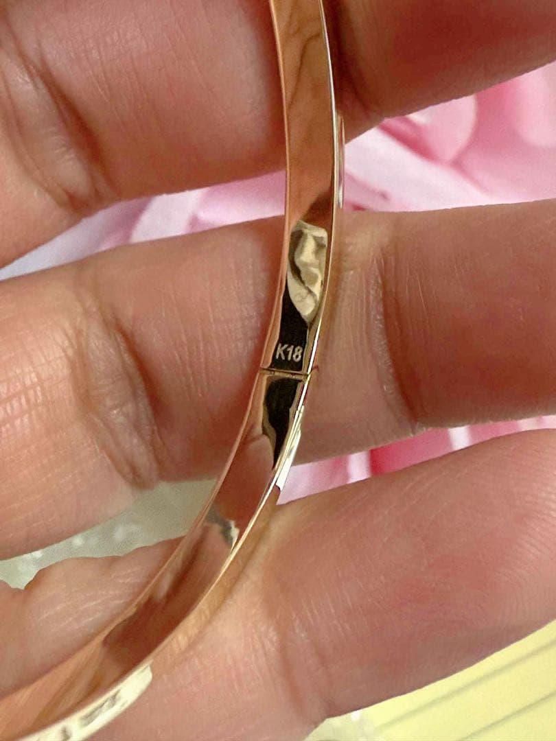 K18 バングルブレスレット