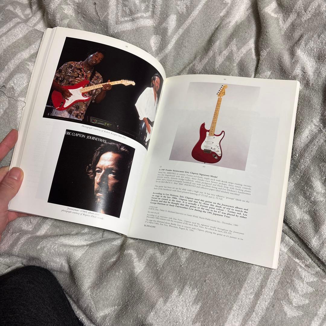Eric Claptonオークションカタログ　希少ギターコレクション