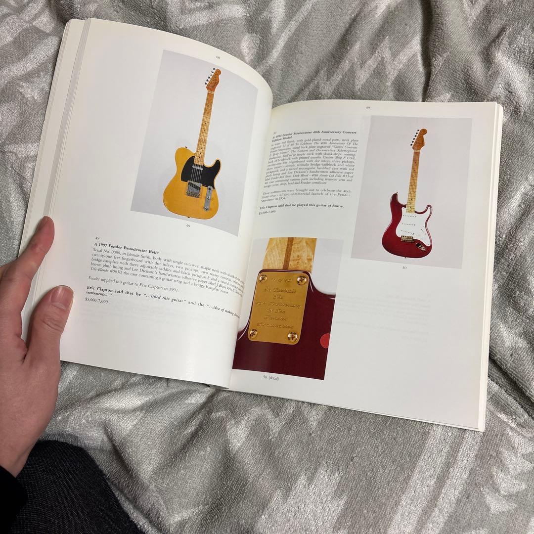 Eric Claptonオークションカタログ　希少ギターコレクション