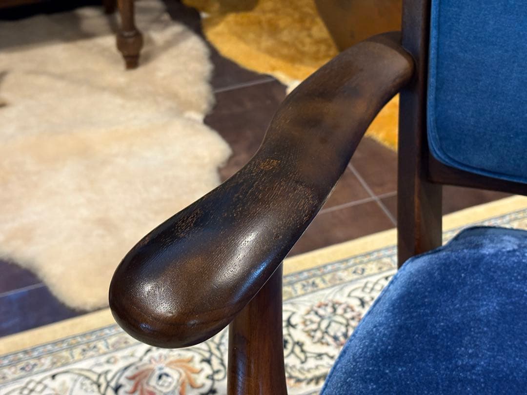 karimoku オールドカリモク デスクチェア ファブリック ビンテージ In