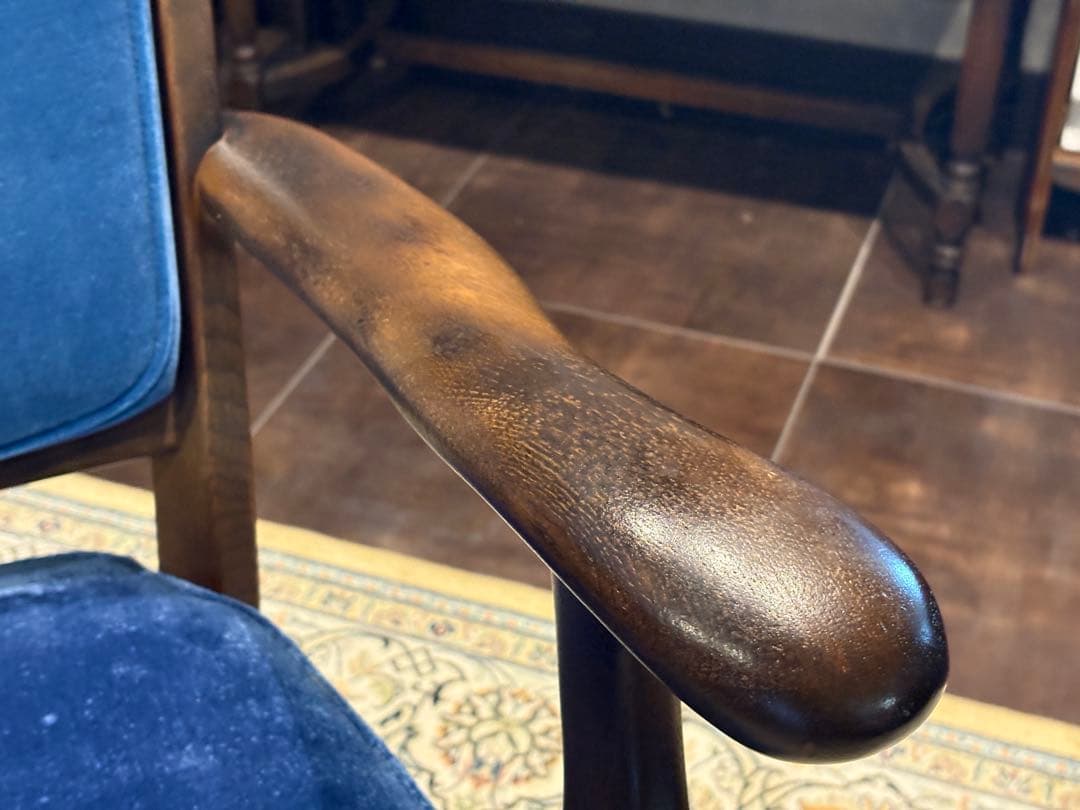 karimoku オールドカリモク デスクチェア ファブリック ビンテージ In