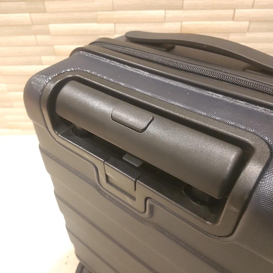 ★美品★ 無印良品 スーツケース 19L ストッパー付 ネイビー 機内持ち込み可