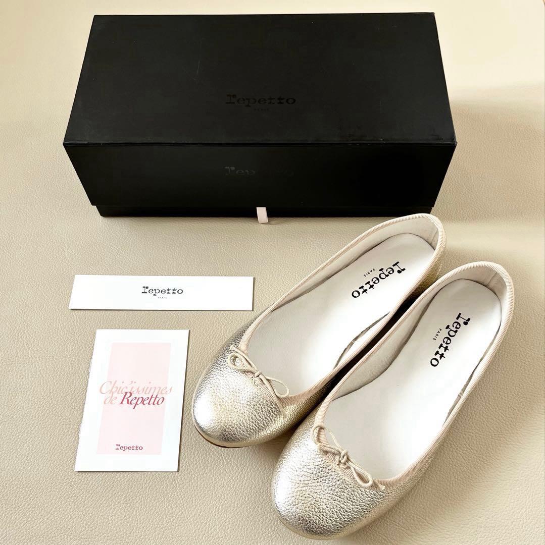 【未使用に近い】レペット サンドリオン Bulle バレエシューズ 23cm相当
