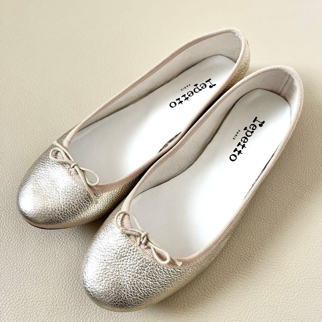 【未使用に近い】レペット サンドリオン Bulle バレエシューズ 23cm相当