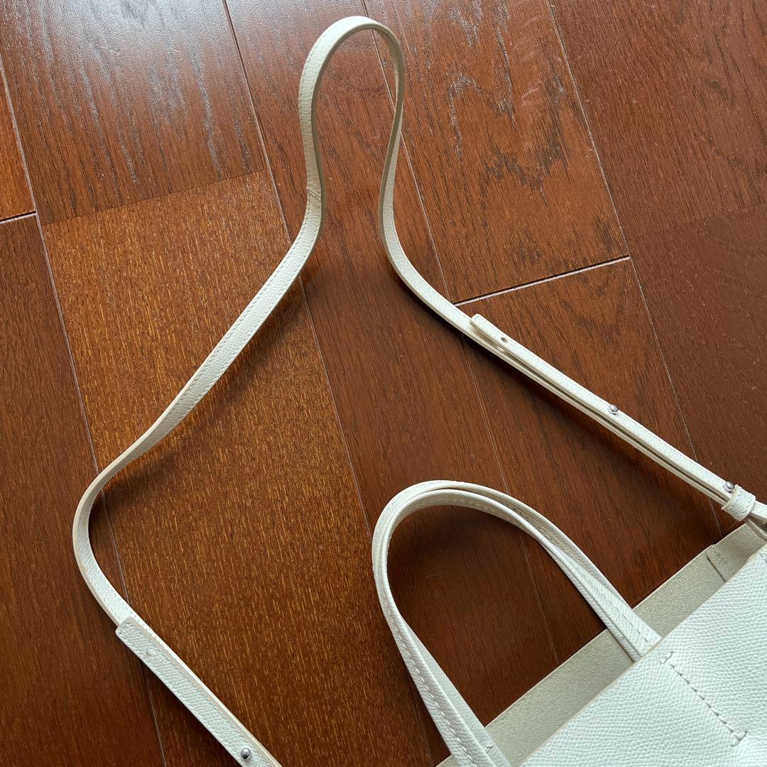 CELINE カバ スモール ホワイト×ブラック