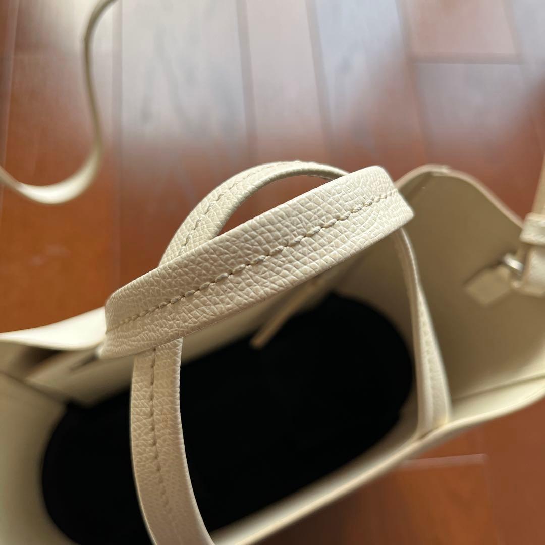 CELINE カバ スモール ホワイト×ブラック