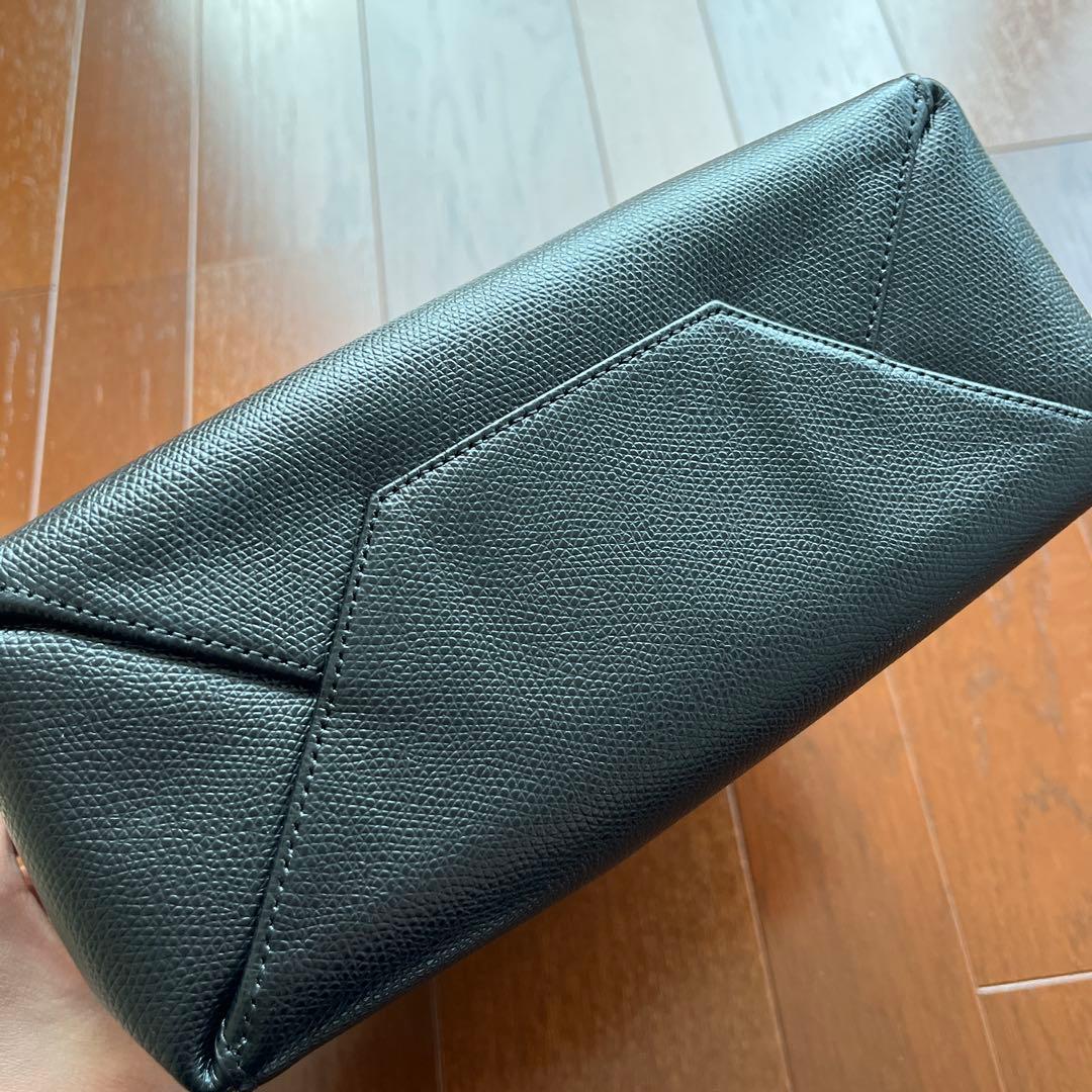 CELINE カバ スモール ホワイト×ブラック