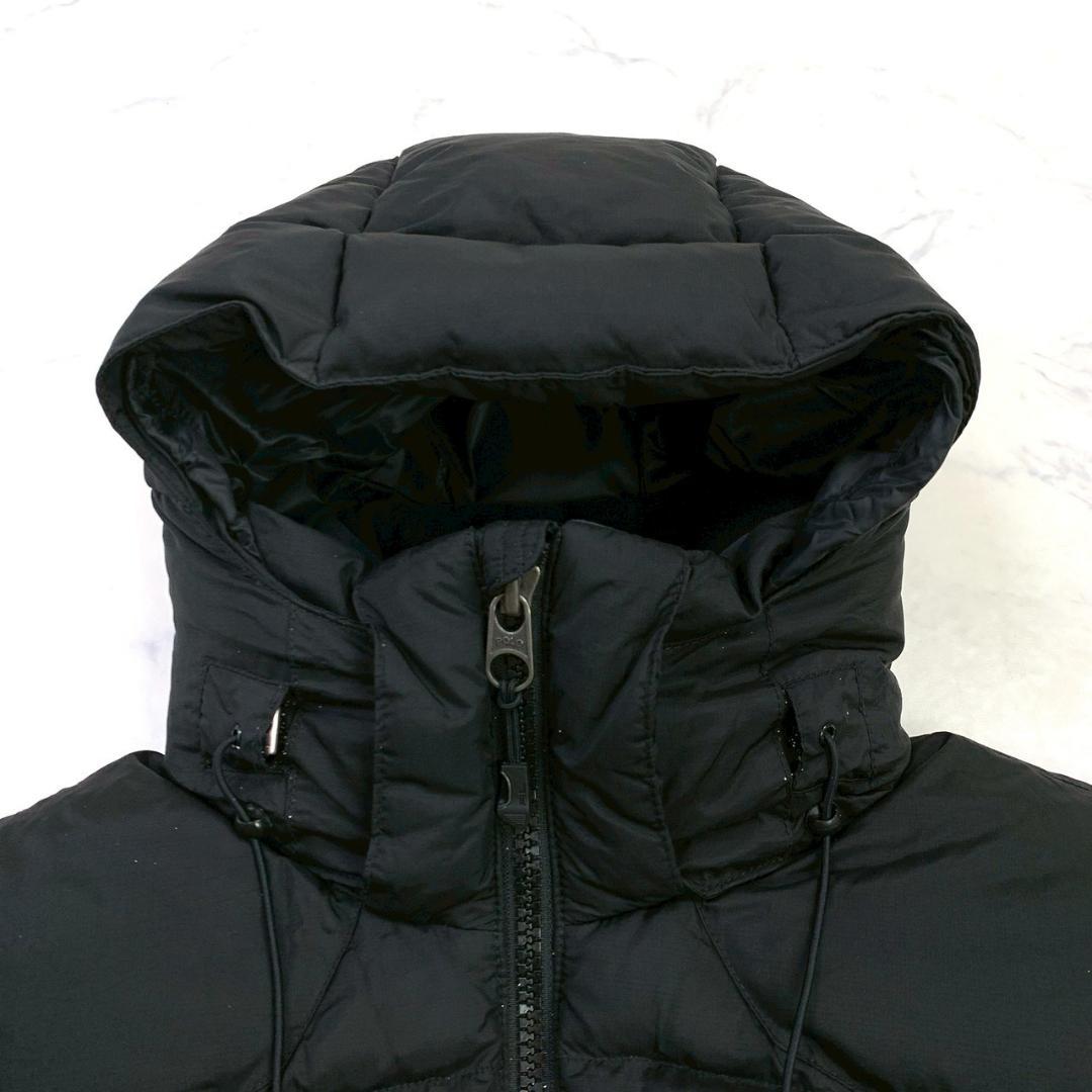 ポロラルフローレン ダウンベスト ビッグポニー刺繍 ブラック S　E002